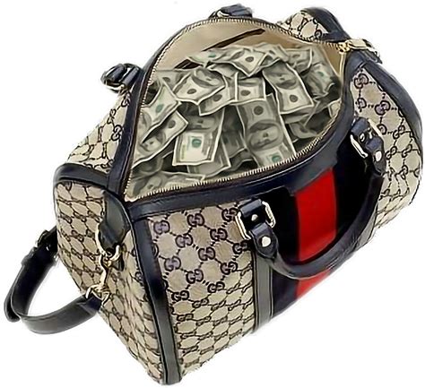 what is a gucci purse worth|gucci bag full of money.